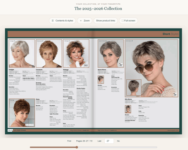 Flick book catalogue