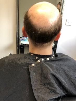 Men's real hair wigs