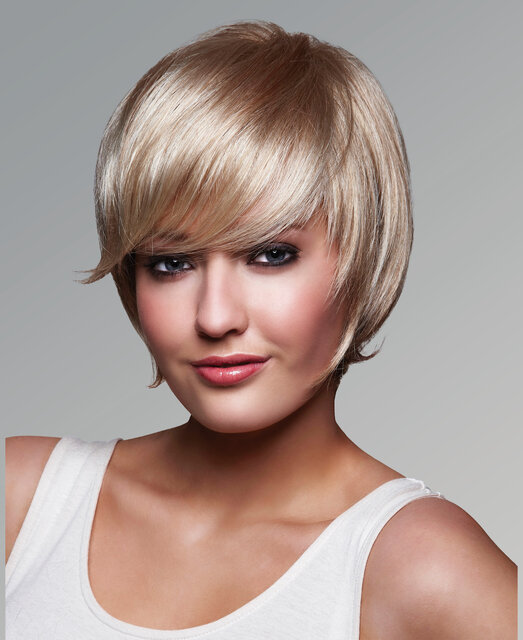 Scarlett wig by Purely - Short length - Available colours Blondes Brunettes Greys Reds