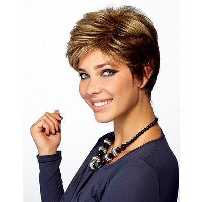 April Deluxe  wig by Natural Image - Short length - Available colours  Blondes Brunettes Greys Reds