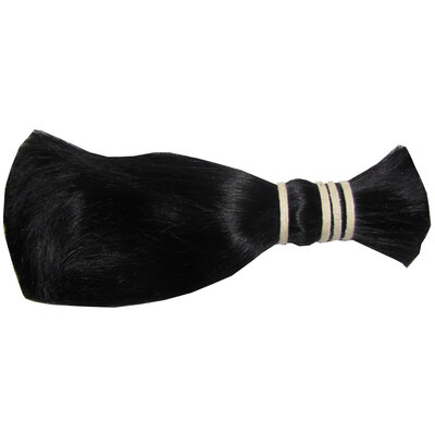 Straight Real Asian Hair - Black - 30cm