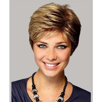 April  wig by Natural Image - Short length - Available colours  Blondes Brunettes Greys Reds